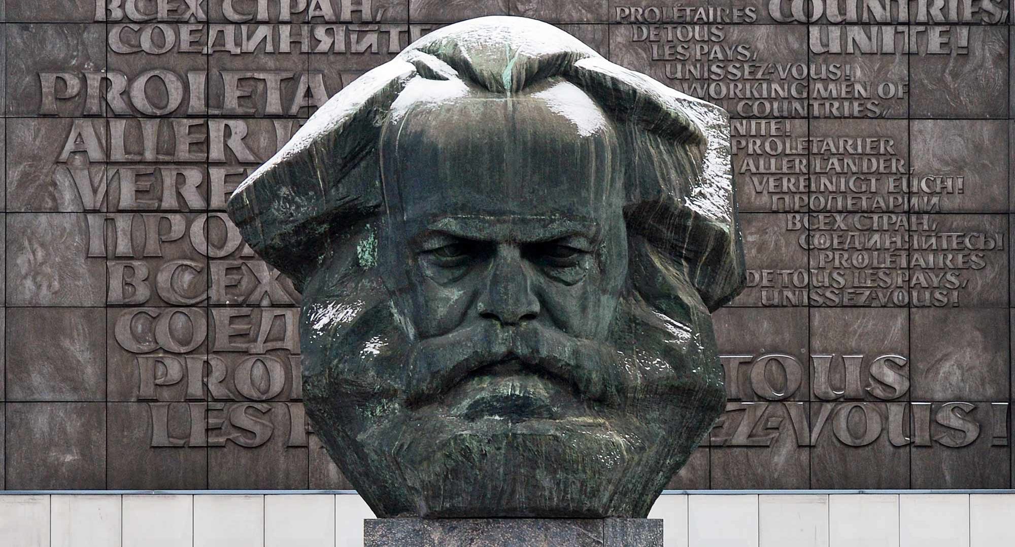 Monument of Karl Marx in  Chemnitz, Germany Credit: Hendrik Schmidt/DPA/PA Images