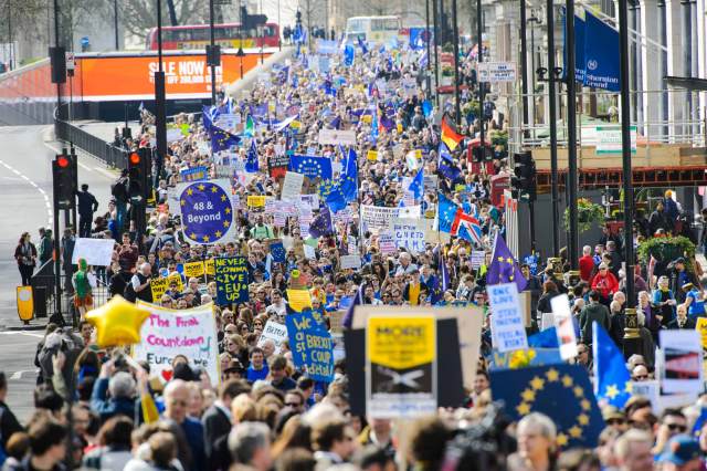 March for Europe in central London - Matt Crossick/Matt Crossick/Empics Entertainment