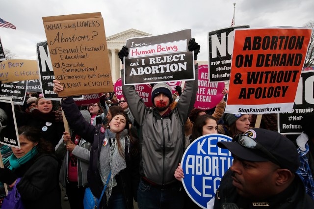 If Roe vs Wade was supposed to end the debate on abortion, it didn’t work