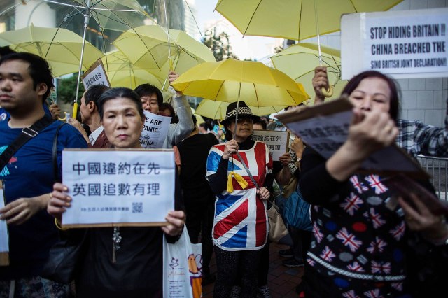 The Umbrella Protest in Hong Kong has grown into a pro-democracy political movement. (Photo by Lam Yik Fei)