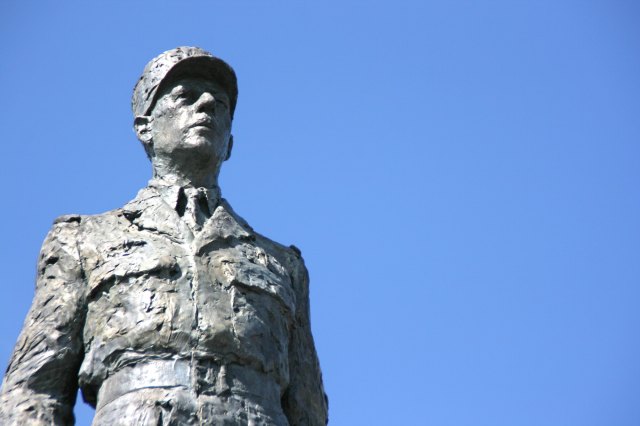 A statue of French president Charles de Gaulle. Credit: 	sigurcamp/Getty Images