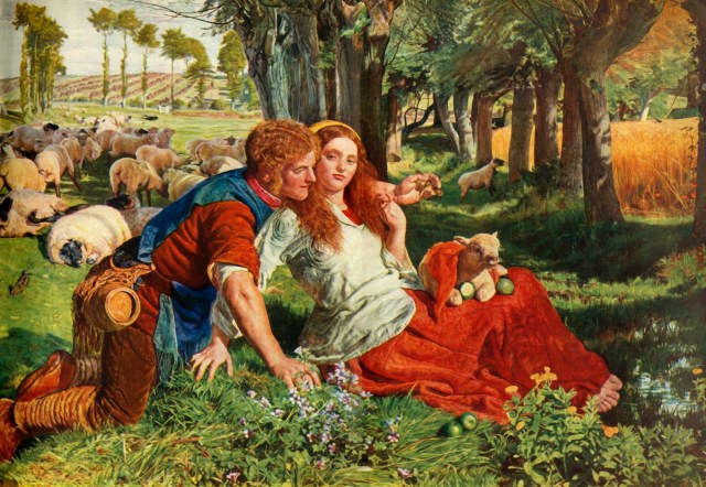 The Hireling Shepherd (1851) by William Holman Hunt. Credit: Print Collector/Getty Images