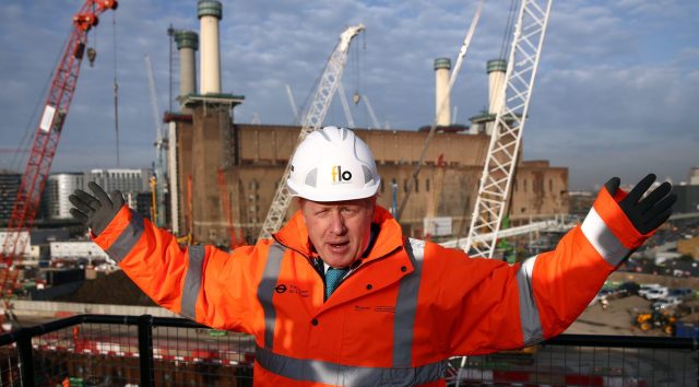 Boris the builder. Credit: Carl Court/Getty Images