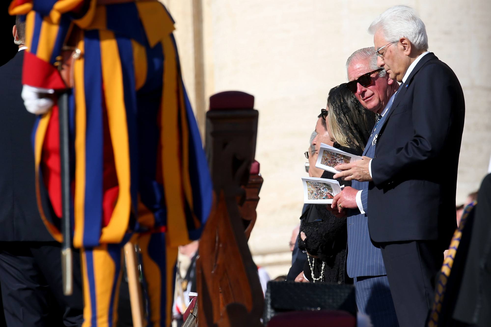 Prince Charles at the Vatican on Saturday