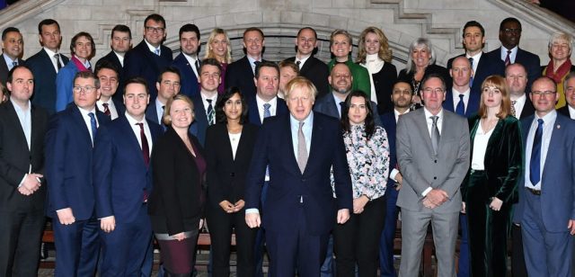 The new Tory intake.  Photo by Leon Neal/Getty Images