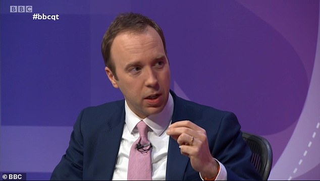 Matt Hancock said that Covid-19 is "a once in a century event". Credit: BBC