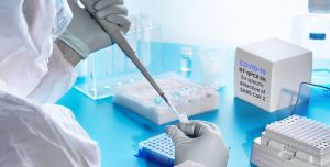 A glimpse inside a virus-testing laboratory