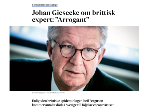 Johan Giesecke stands firm: death rates in Sweden will go down