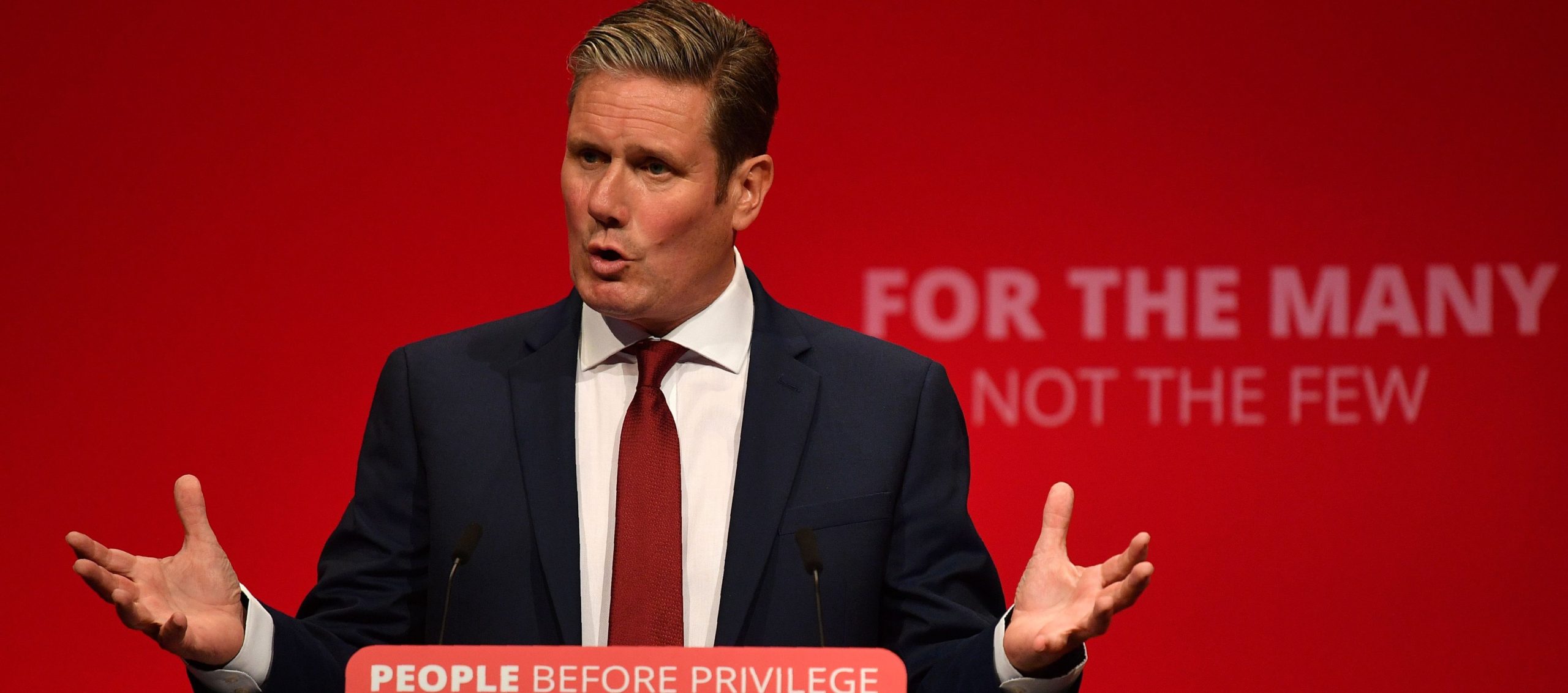Keir Starmer during the Labour leadership contest