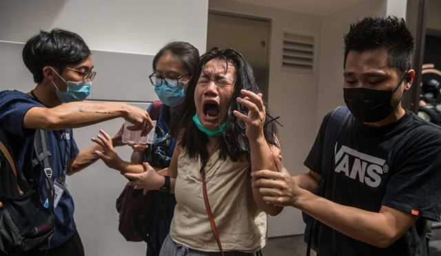 As China cracks down on liberty in Hong Kong, Labour looks away. Credit: DALE DE LA REY/AFP/Getty