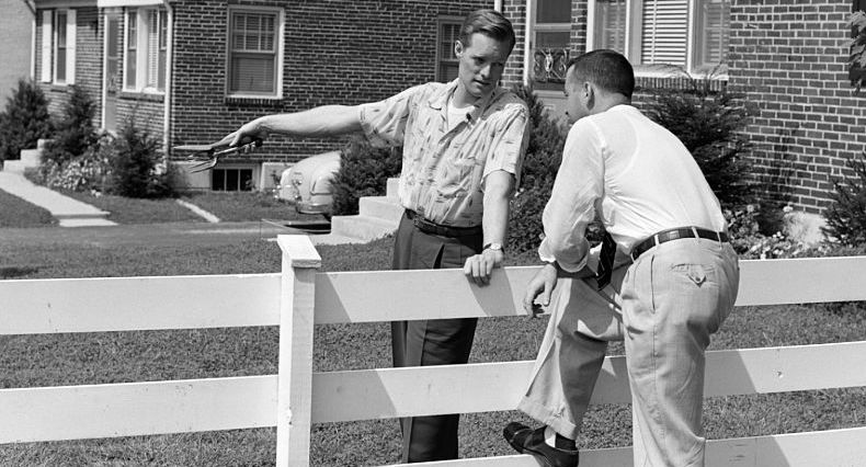 Whatever happened to 'good fences make good neighbours?' Credit: Getty