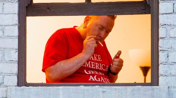 Johnny Rotten was photographed wearing a MAGA t-shirt earlier this month