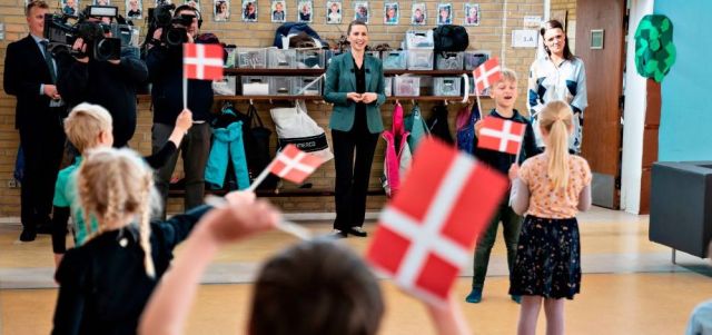 The Danish Prime Minister Mette Frederiksen actually connects with her citizens. Credit: HENNING BAGGER/Ritzau Scanpix/AFP via Getty Images