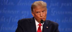 Was Donald Trump saying goodbye?