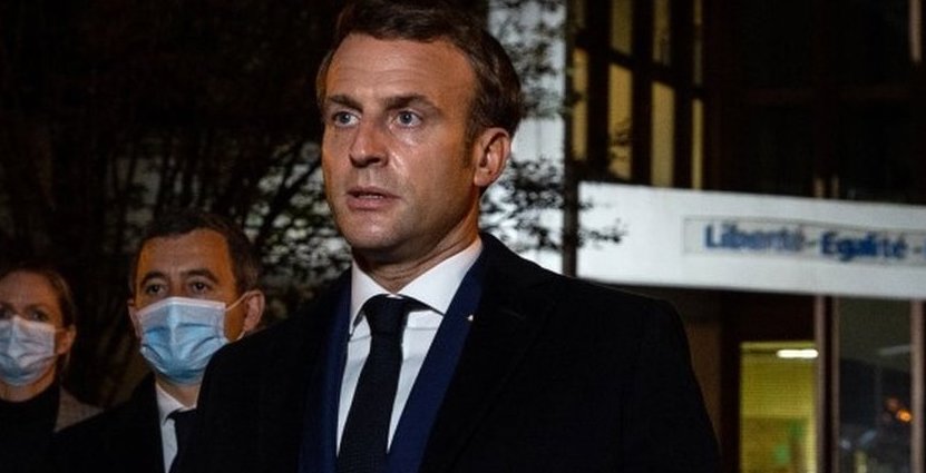 President Macron said Samuel Paty was murdered because he 'taught freedom of expression'