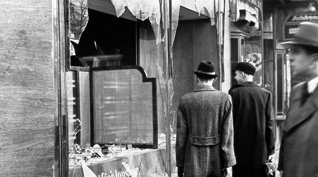 Today is the 82nd anniversary of Kristallnacht (Photo by © Bettmann/CORBIS/Bettmann Archive)