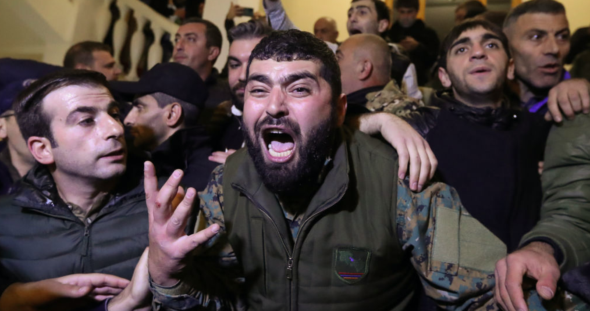 Protestors break into the residence of the Armenian prime minister