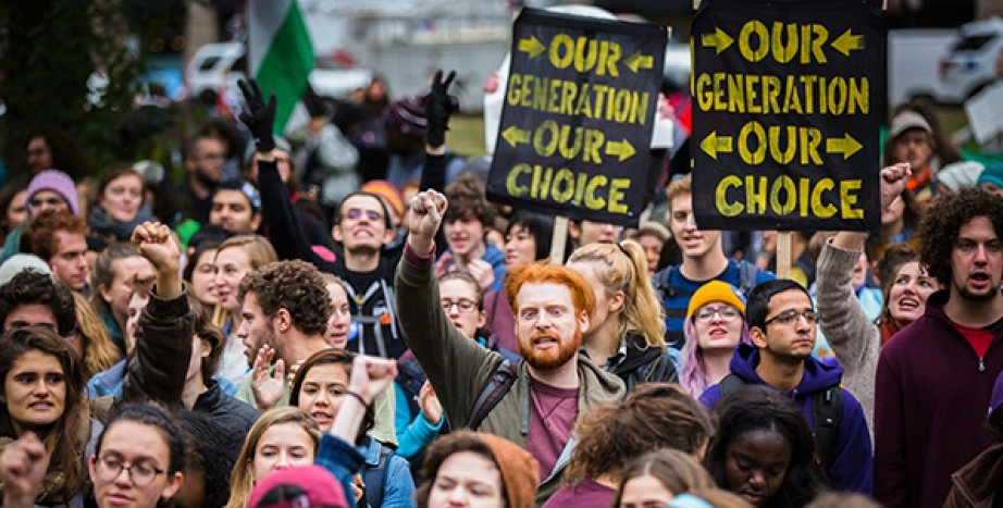 From a distance, it is hard to distinguish this activist-graduate class from the PMC