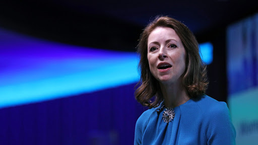 Helena Morrissey speaking in 2017