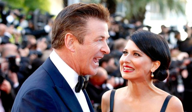 Weird: Alec and Hilaria Baldwin.(Credit: Lionel Cironneau/AP)