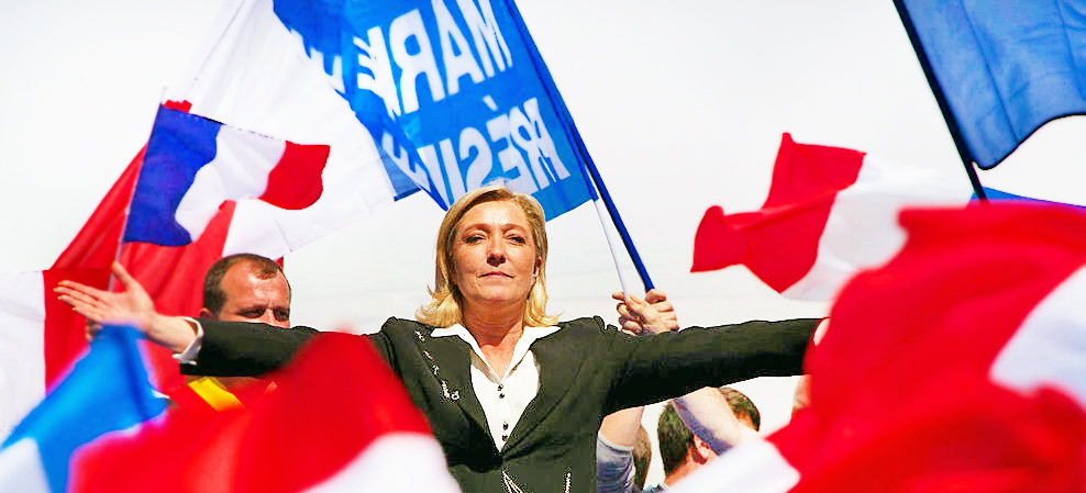 Young French voters are turning to Le Pen. Credit: Getty