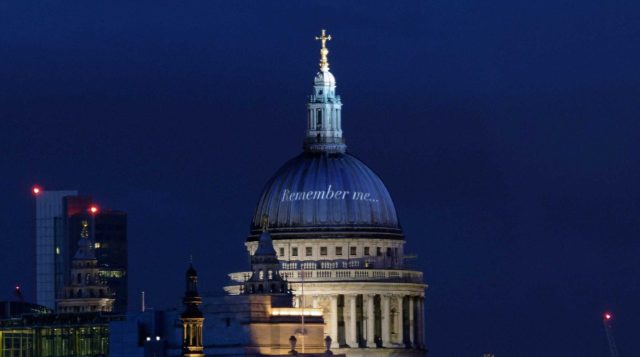 Whatever happened to 'We will remember them'? Credit: St Paul's Cathedral 