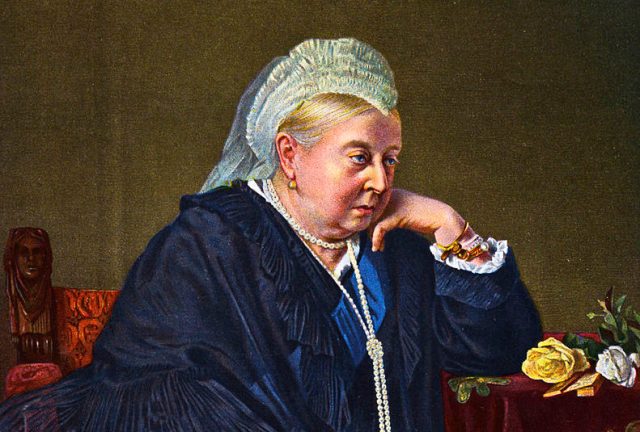 Queen Victoria during peak mourning. Credit: The Print Collector/Print Collector/Getty Images