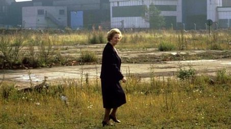 Margaret Thatcher visits Middlesbrough in 1987