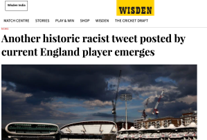 Farewell then Wisden, my sanctuary from the culture war