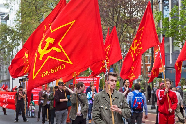 Literally a bunch of communists. Photo: Mike Kemp/In Pictures via Getty Images Images