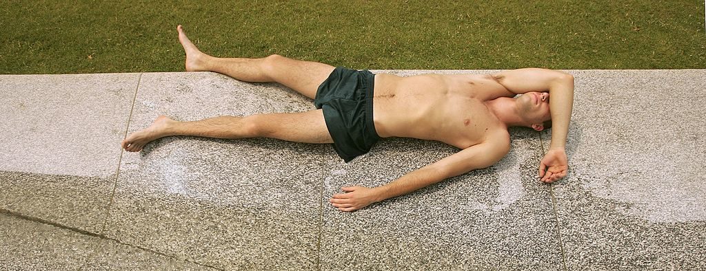 He might get a tan, but it won't be worth it in the long-term. (Photo by Scott Barbour/Getty Images)