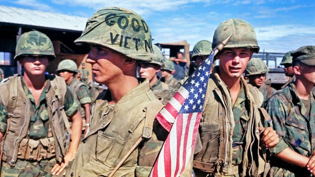 US Marines in Vietnam (Photo by David Turnley/Corbis/VCG via Getty Images)