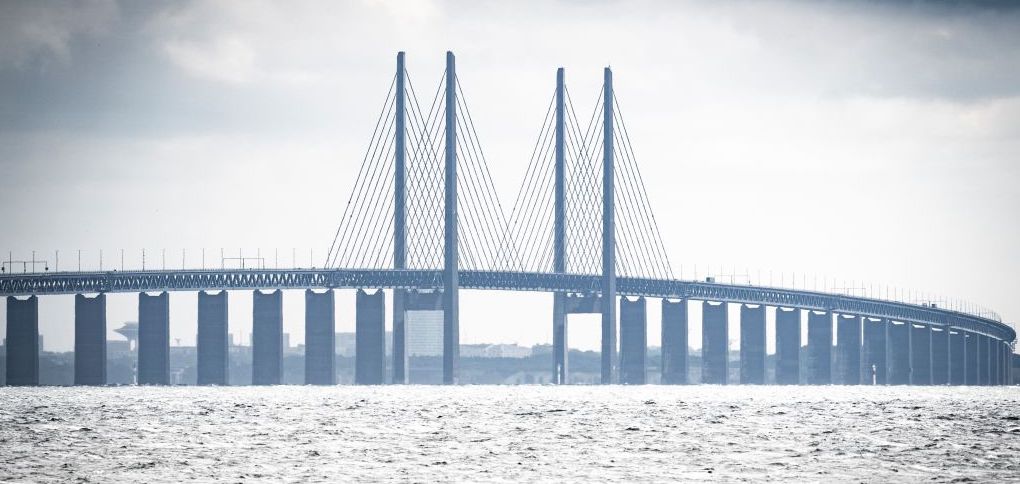 The Öresund bridge linking Denmark and Sweden was closed earlier in the pandemic. Credit:Getty