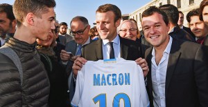 Macron is swapping arrogance for football