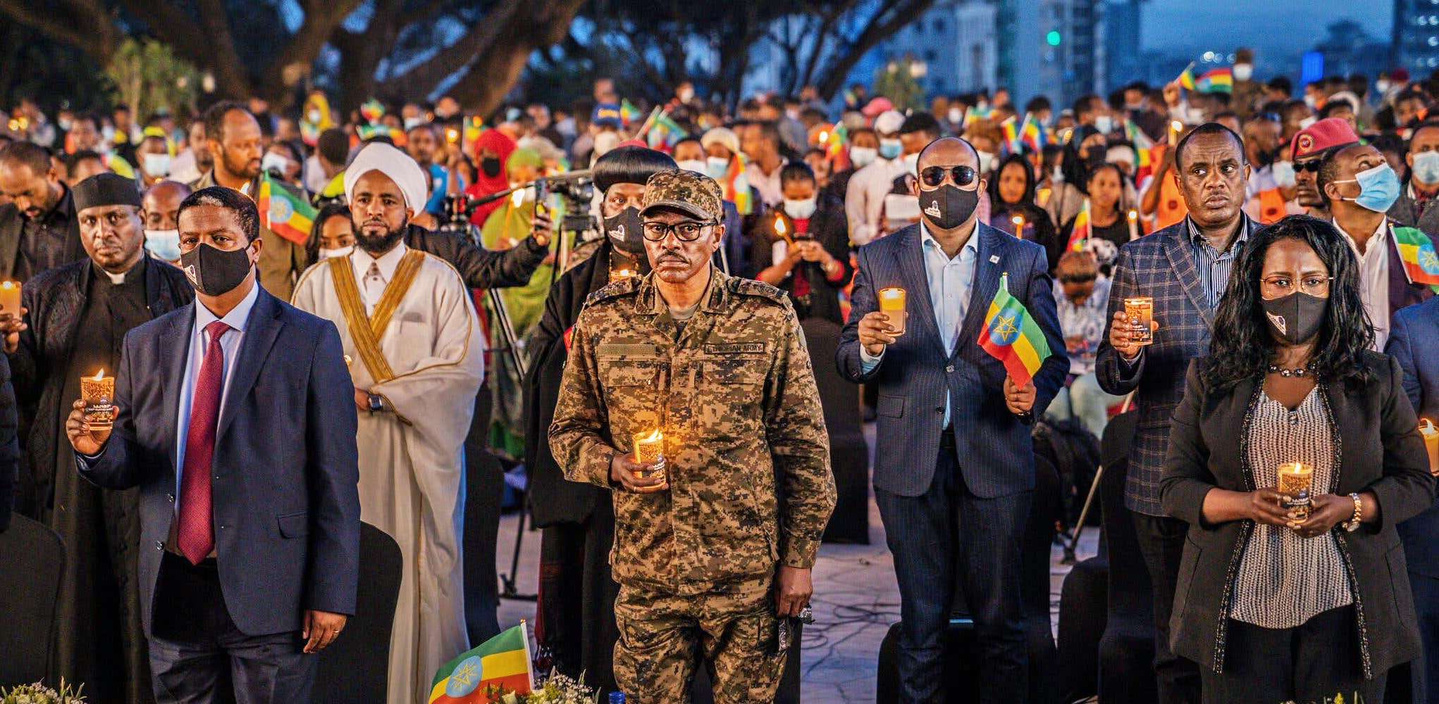 Military, government and civil leaders mark the first anniversary of the war in Tigray.
