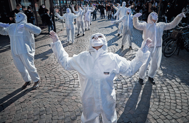 The Mask Task Force: the solution has been hiding in plain sight (Kiran Ridley/Getty Images)