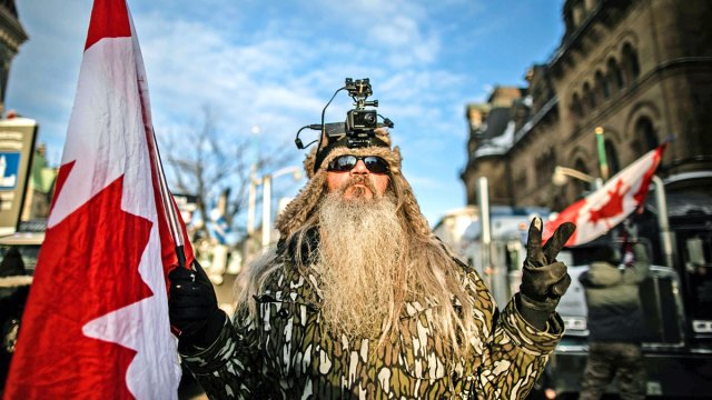 How the truckers split indigenous Canada