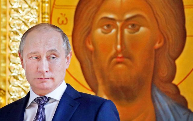 The Orthodox saviour. Credit: Sasha Mordovets/Getty 