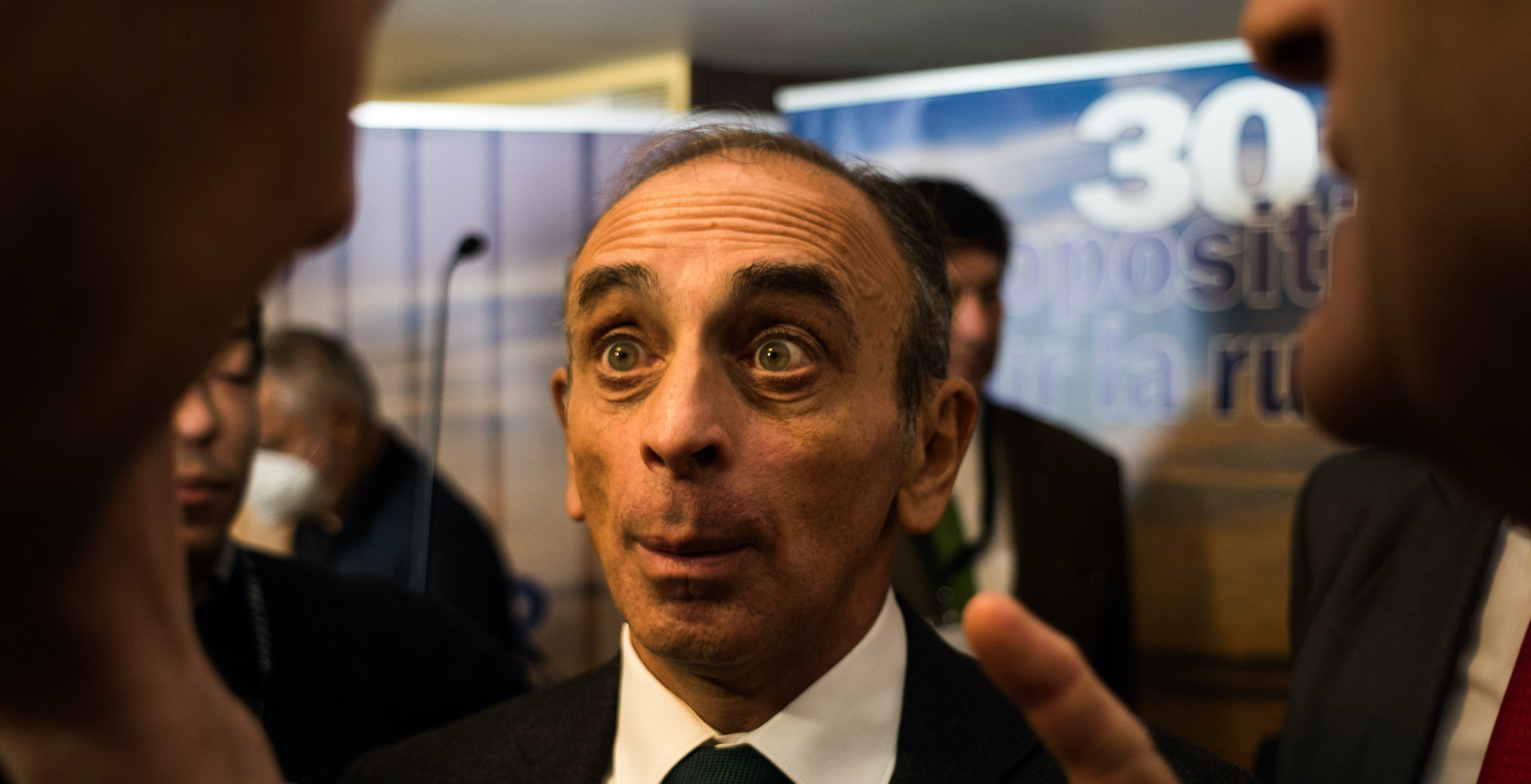 Éric Zemmour has only secured 415 signatures — 85 short of the required amount to qualify. Credit: Getty