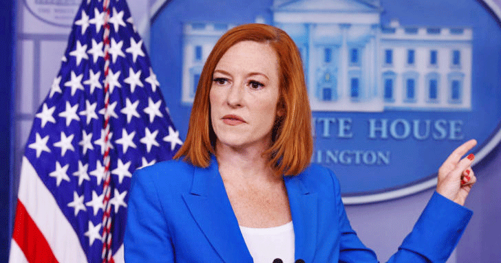 Press Secretary Jen Psaki denounced the Free Beacon’s “inaccurate reporting.”