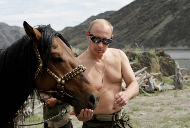 Mummy bought me a pony (ALEXEY DRUZHININ/AFP via Getty Images)