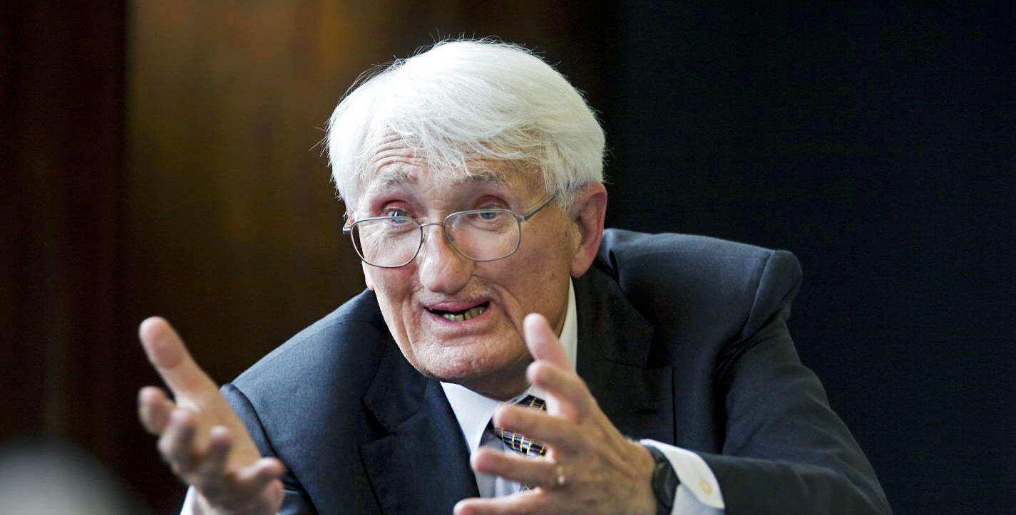 Jürgen Habermas is one of the anti-war faction's most important intellectual