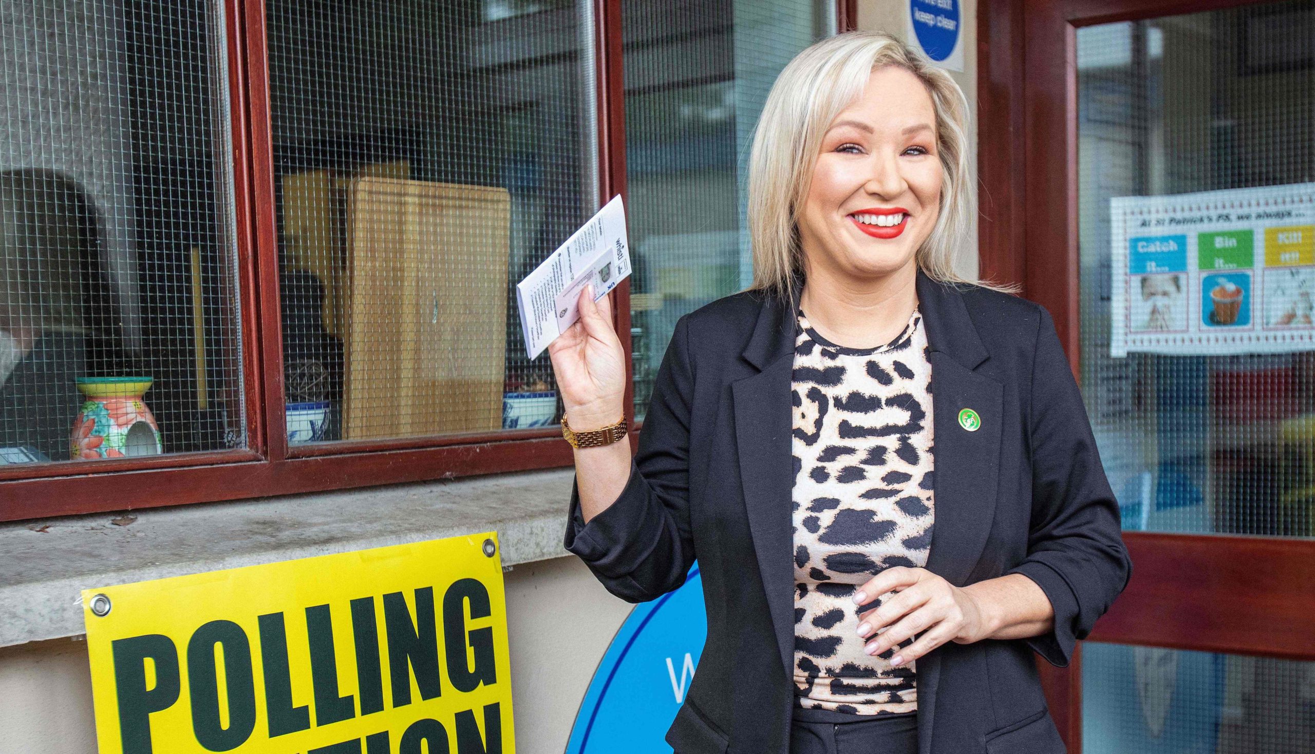Sinn Fein Northern Ireland leader Michelle O’Neill. Credit: Getty