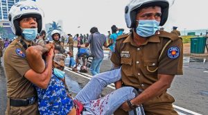 Sri Lanka erupts into violence