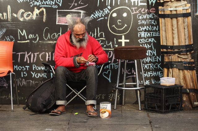 Performative gestures won't end poverty (Brendon Thorne/Bloomberg via Getty Images)