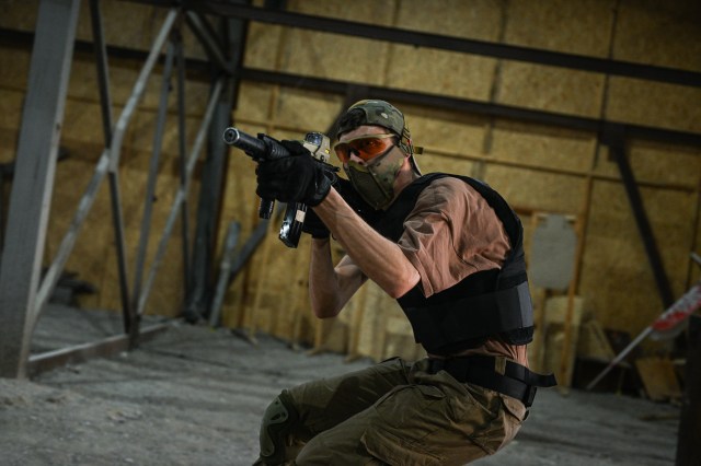 Ukrainian civilians have taken up arms to fight for a better future. Credit: Omar Marques/Anadolu Agency via Getty Images