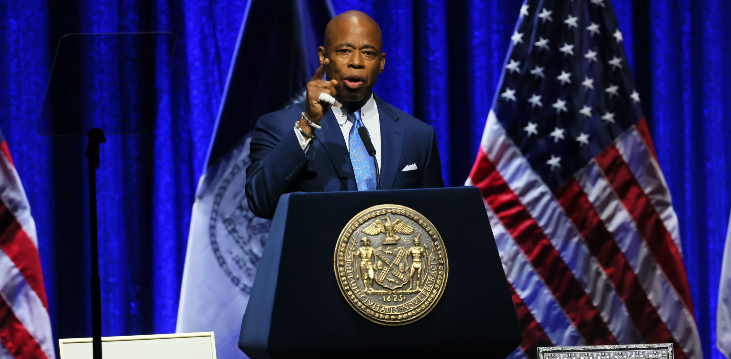 Mayor Eric Adams described New York’s concealed carry gun law as “appalling”