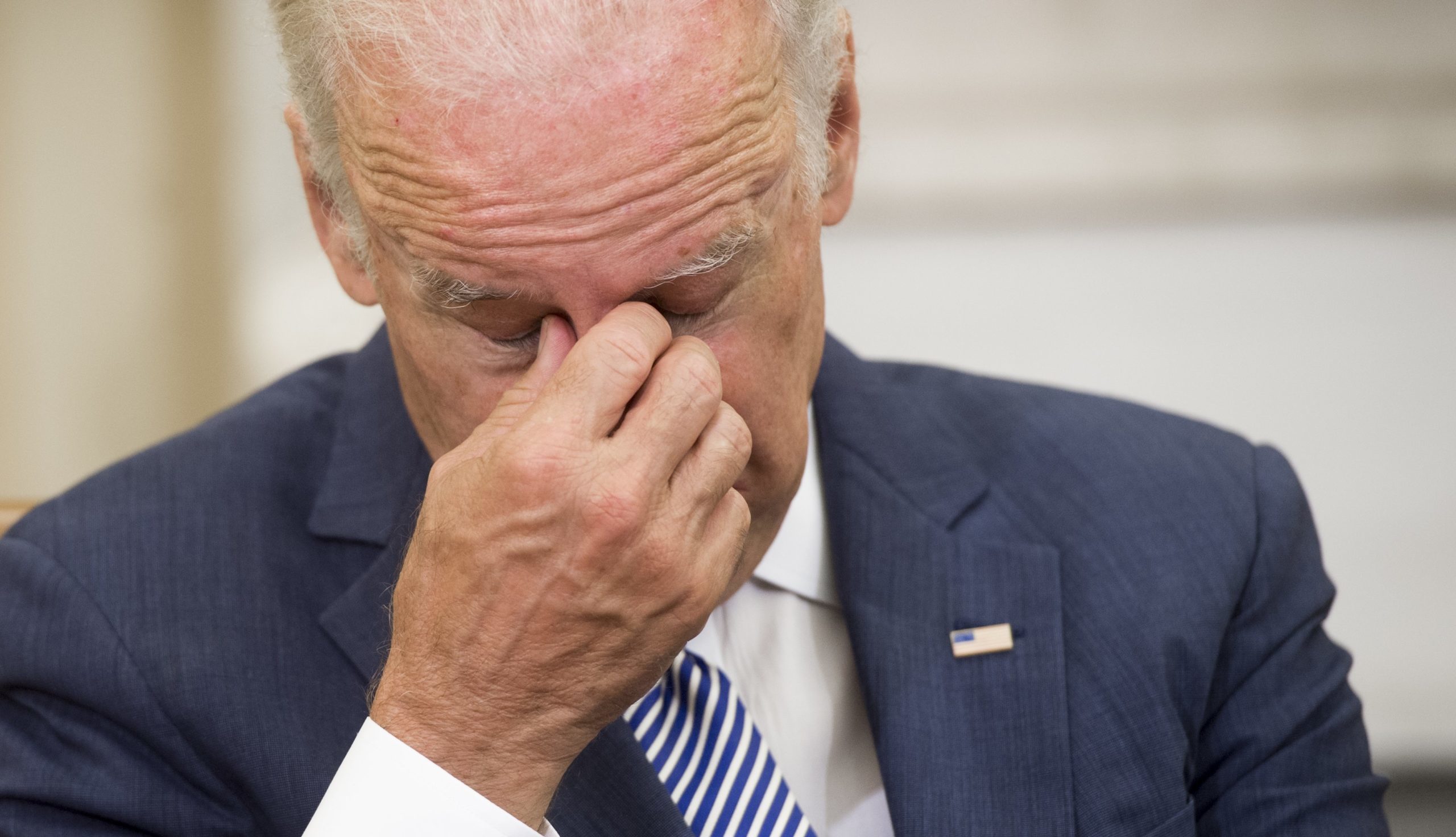 This is a wake-up call, Joe (Credit: Saul Loeb/ Getty Images)