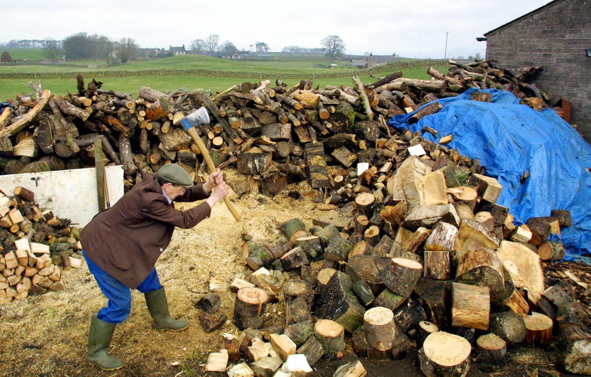 He's got wood (Photo credit should read ADRIAN DENNIS/AFP via Getty Images)