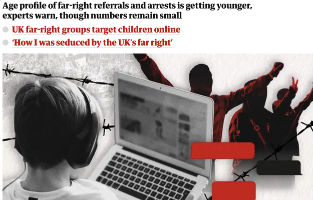 Screengrab from the Guardian report